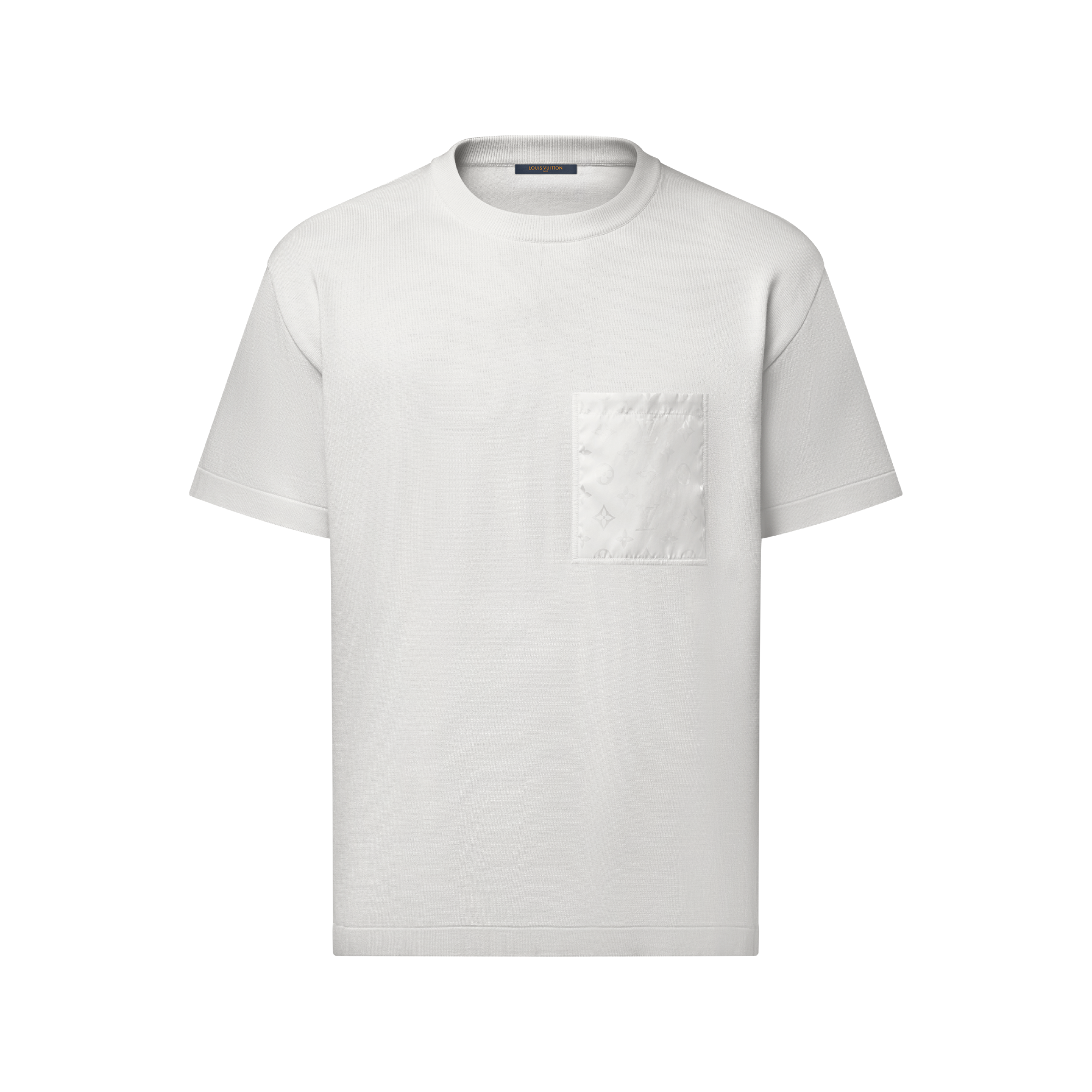 T-Shirt With Monogram Nylon Details - Luxury White | LOUIS VUITTON